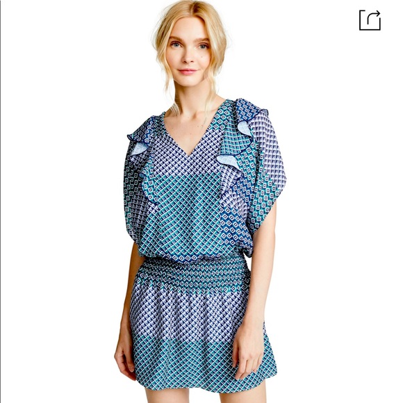 New PARKER Luisa Geometric-print Dress - Picture 12 of 16